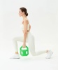 Гиря пластиковая BaseFit DB-505, 6 кг, зеленый
