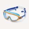 Очки-маска для плавания с берушами 25Degrees Fusion Navy/Blue/Orange 25D25001, детский, синий/оранж