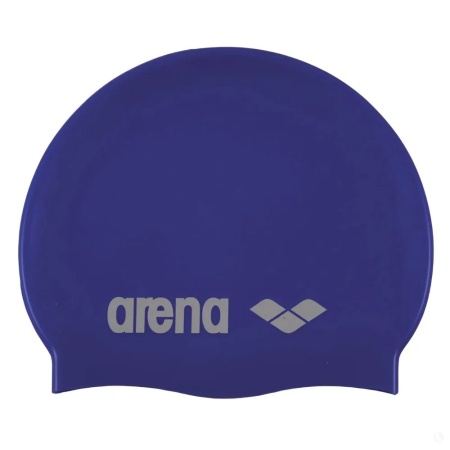 Шапочка для плавания Arena Classic 91662, силикон, темно-синий