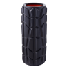 Ролик массажный StarFit FA-509, высокая жесткость, разм. 33 x 13.5 cм, черный/оранжевый