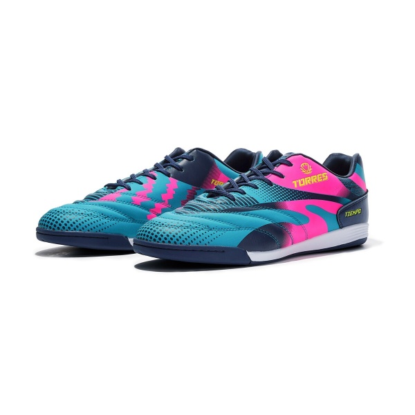 Футзалки Torres Tiempo TS134236-379-40, бирюзовый/розовый
