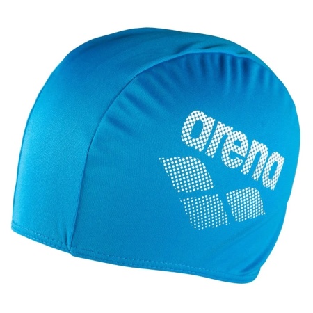 Шапочка для плавания Arena Polyester 002467, тряпичная, полиэстер, голубой