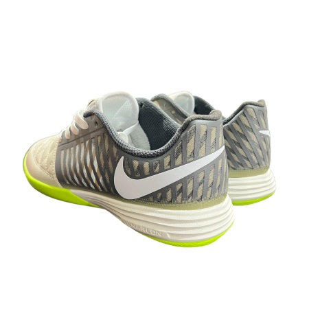 Футзалки Nike Lunar Gato II 580456-010 (арт. 9816), бежевый/серый