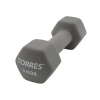 Гантель цельнолитая Torres PL55013, неопрен, 3 кг, серый