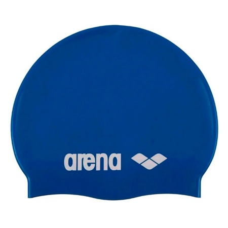 Шапочка для плавания Arena Classic 91662, силикон, синий