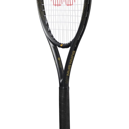 Ракетка для большого тенниса Wilson Burn Spin JR 26" str WR171510, графит, черный/оранжевый