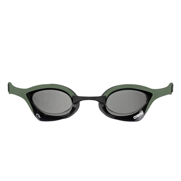 Очки для плавания Arena Cobra Ultra Swipe 003929-565, черные линзы, черный/зеленый