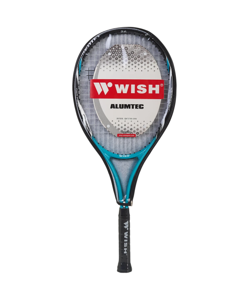 Ракетка для большого тенниса Wish AlumTec JR 2599 26" (ЦБ-00002459), алюм., бирюзовый