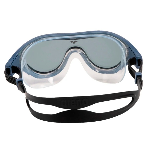 Полумаска для плавания Arena The One Mask 003148-106, темные линзы, синий/черный