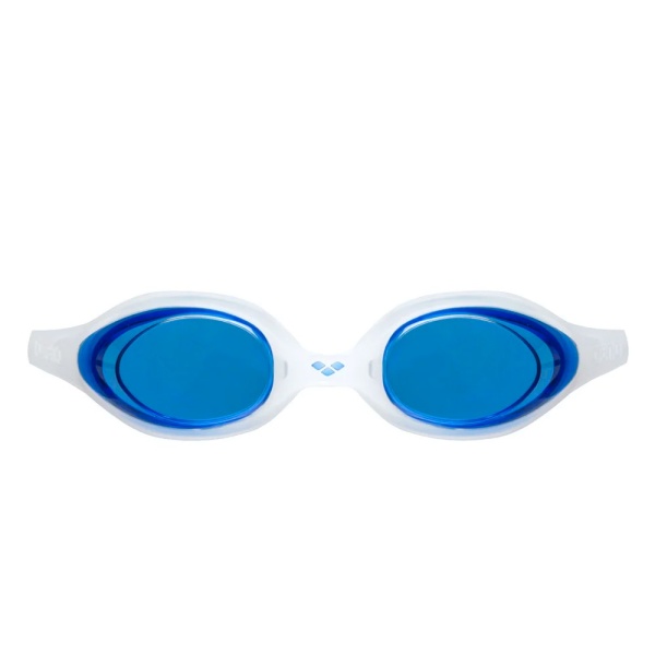 Очки для плавания Arena Spider 000024-711, синие линзы, белый/синий