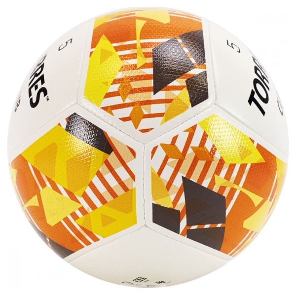 Мяч футбольный Torres Club F320035, разм. 5, белый/оранжевый