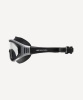 Очки-маска для плавания 25Degrees Immerse Black/Gray 25D25003, прозрачные линзы, черный/серый