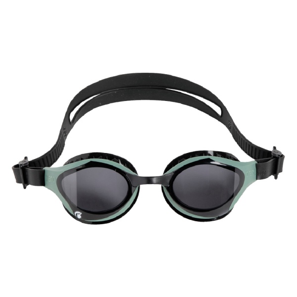 Очки для плавания Arena Air-Bold Swipe 004714-105, черные линзы, зеленый/черный