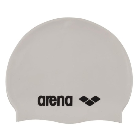 Шапочка для плавания Arena Classic 91662, силикон, серый