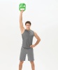 Гиря пластиковая BaseFit DB-505, 6 кг, зеленый