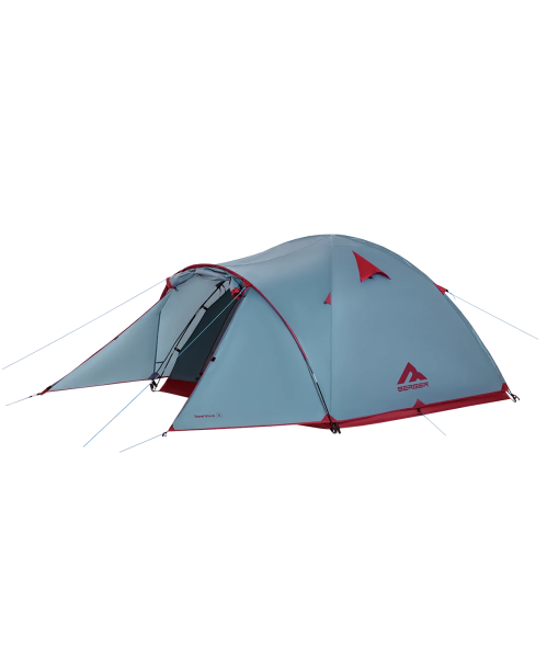 Палатка туристическая Berger Travel Woods 3 BTW243T-01. 3-местная, серо-зеленый