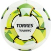 Мяч футбольный Torres Training F320055, разм. 5, белый/зеленый