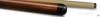 Кий бильярдный Dinamika Billiards Любительский 2-5-P (КийД2.5Р.Лб.Вен), двухсоставный, венге
