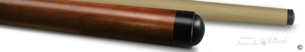 Кий бильярдный Dinamika Billiards Любительский 2-5-P (КийД2.5Р.Лб.Вен), двухсоставный, венге