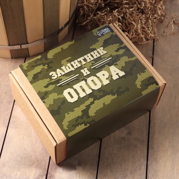 Набор подарочный "Защитник и опора" 10798699, плед, носки, перчатки