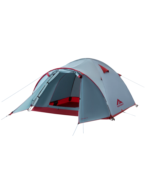 Палатка туристическая Berger Travel Woods 3 BTW243T-01. 3-местная, серо-зеленый