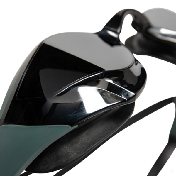 Очки для плавания Arena Cobra Edge Swipe Mirror 006870-130, серебристые линзы, черный/зеленый