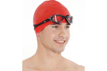 Шапочка для плавания 25Degrees Nuance Red 25D21004A, силикон, красный