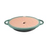 Полусфера "BOSU" StarFit GB-503, с эспандерами, с насосом, серый/зеленый