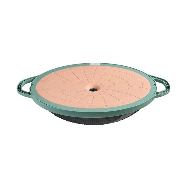 Полусфера "BOSU" StarFit GB-503, с эспандерами, с насосом, серый/зеленый