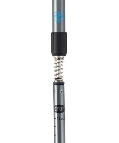 Палки для скандинавской ходьбы Berger Oxygen 2х-секционные, 77 - 135 см, серебристый/голубой
