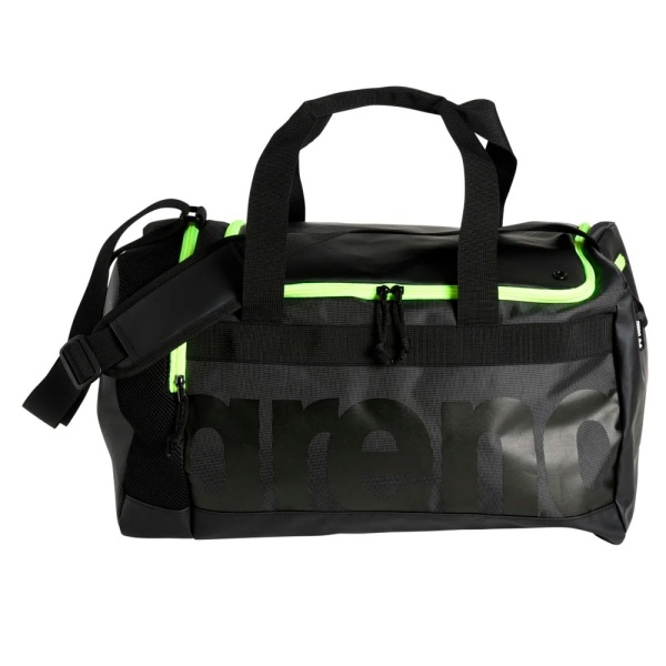 Сумка Arena Spiky 3 Duffle 004930-101, 40 л, черный/салатовый
