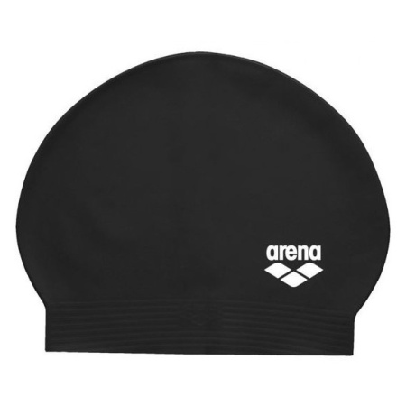 Шапочка для плавания Arena Soft Latex 91294, латекс, черный