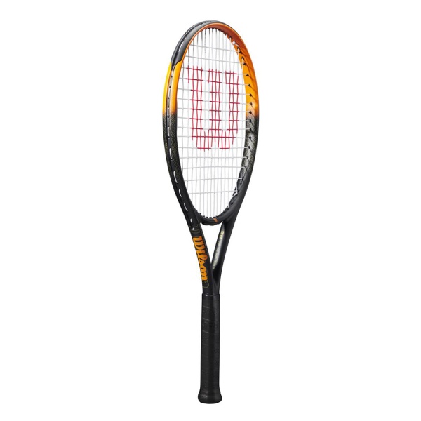 Ракетка для большого тенниса Wilson Burn Spin JR 26" str WR171510, графит, черный/оранжевый