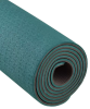 Коврик для йоги StarFit FM-201, ТПЭ, 6 мм, разм. 183 х 61 см, черный/холодный океан
