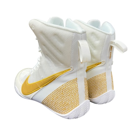 Боксерки Nike Machomai 3 SJ-11 (арт. 1792), белый/золотистый