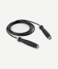 Скакалка StarFit RP-601, ПВХ, длина 3 м, с утяжелителями, черный