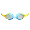 Очки для плавания Arena Spider Kids 004310-202, прозрачные линзы, голубой/желтый