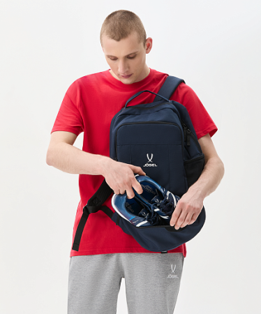 Рюкзак Jogel Camp Double Bottom 2.0, с двойным дном, 30 л, темно-синий