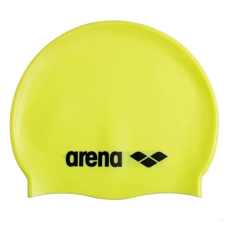 Шапочка для плавания Arena Classic 91662, силикон, желтый