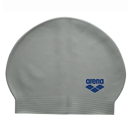 Шапочка для плавания Arena Soft Latex 91294, латекс, серый