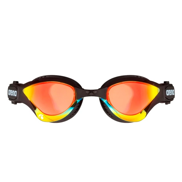 Очки для плавания Arena Cobra Tri Swipe Mirror 002508-355, желтые линзы, черный