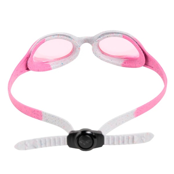 Очки для плавания детские Arena Spider JR 92338-902, розовые линзы, розовый/белый