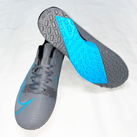 Сороконожки Nike Mercurial, серый/голубой