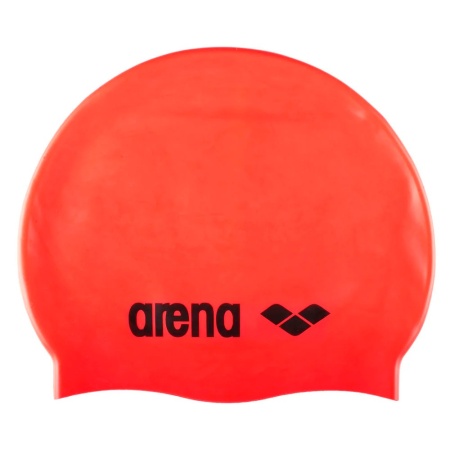 Шапочка для плавания Arena Classic 91662, силикон, красный