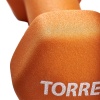 Гантель цельнолитая Torres PL55012, неопрен, 2 кг, оранжевый