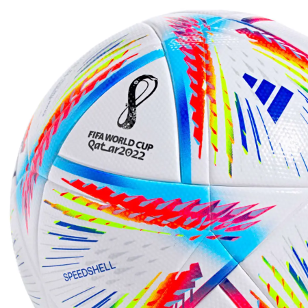 Мяч футбольный Adidas Qatar 2022 Al Rihla H57782, разм. 5, белый