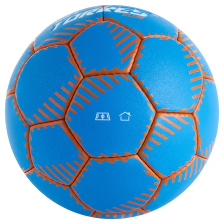 Мяч гандбольный Torres Club H32443, ПУ, 5 подкл. слоев, руч. сшивка, синий, разм. 3