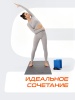 Коврик для йоги StarFit FM-101, ПВХ, 3 мм, разм. 183 х 61 см, черный