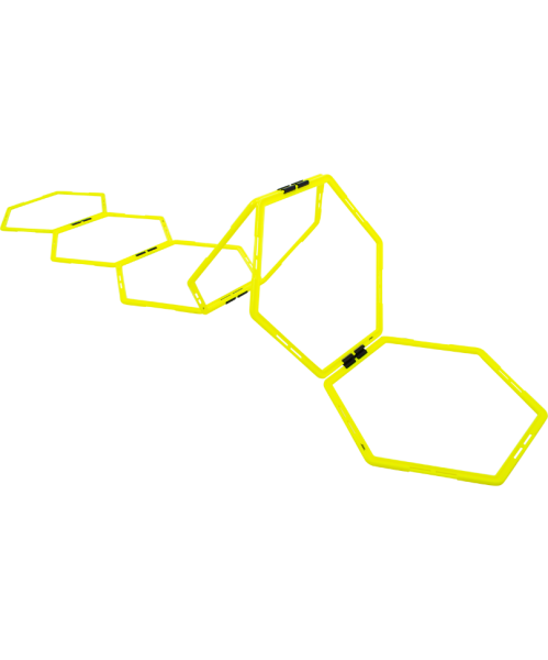 Кольца (обручи) координационные Jogel JA-216, 6 шт., салатовый
