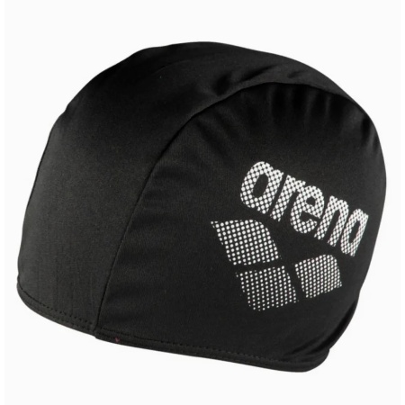 Шапочка для плавания Arena Polyester 002467, тряпичная, полиэстер, черный